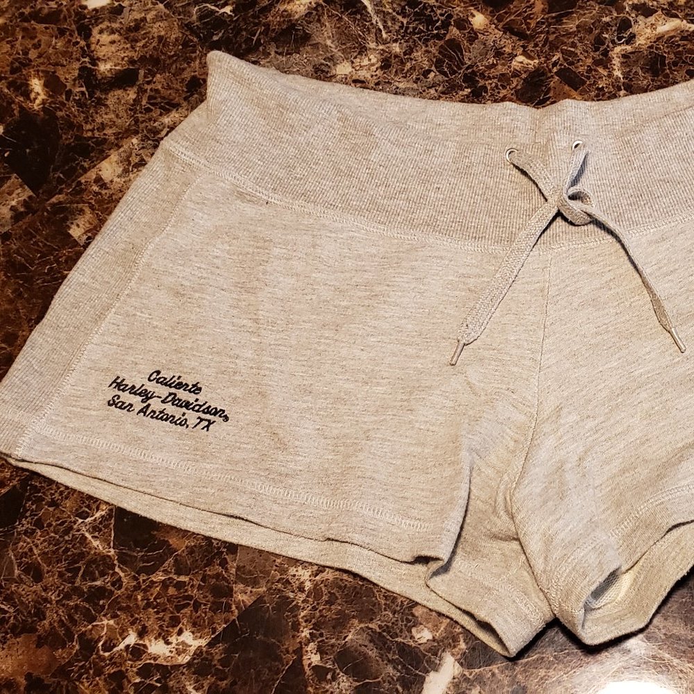 Harley-Davidson Grey Short Shorts